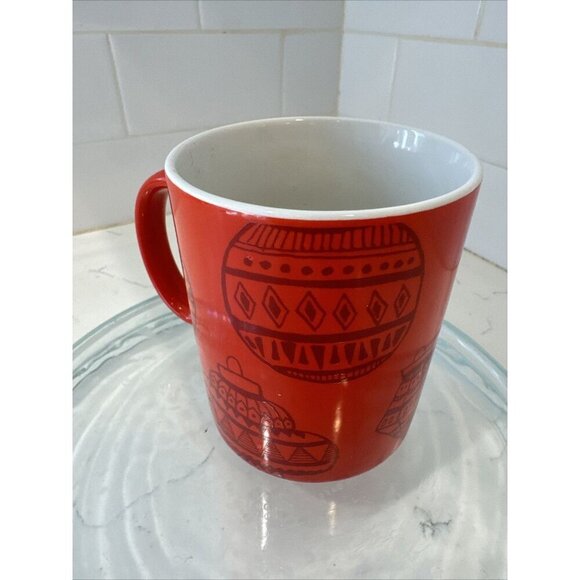 2015 STARBUCKS Red 12 oz CHRISTMAS Holiday Ornaments COFFEE CUP Mug - Picture 4 of 10